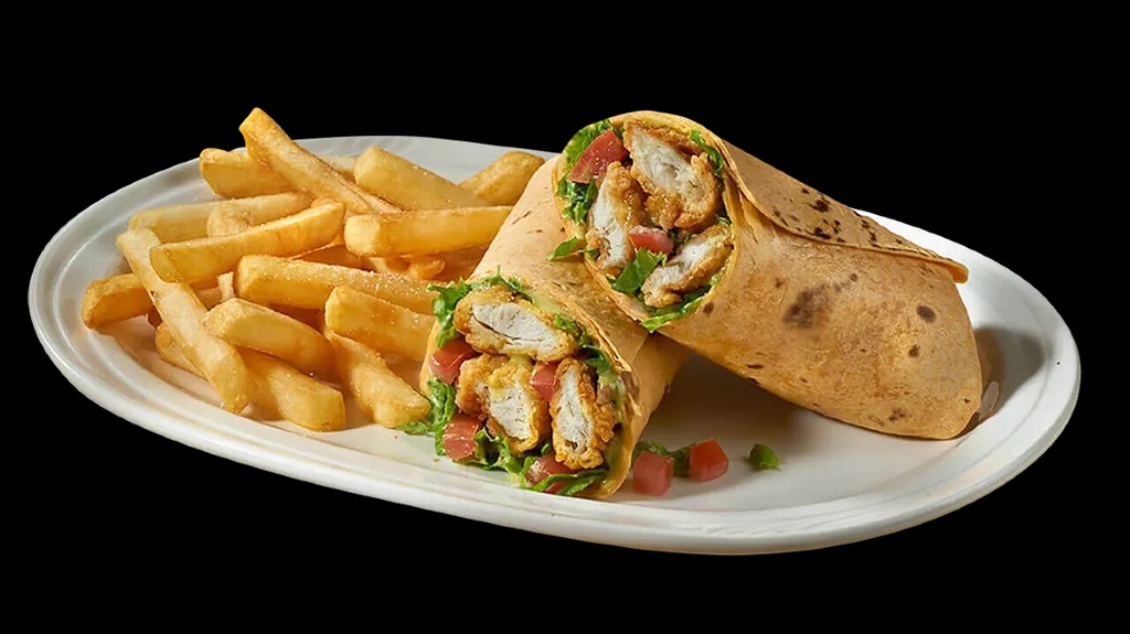Chicken Wrap Chips &amp; Coke 400ml